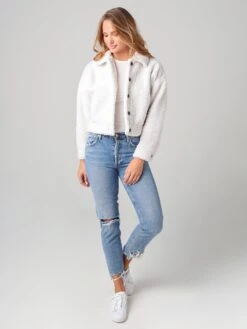 Cupcakes And Cashmere Women's Fiona Jacket -Standrews Links Officials Store CK302166xOATMEALxAlt3 13650932