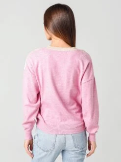 Cupcakes And Cashmere Women's Sabine Sweater -Standrews Links Officials Store CK406875xMAUVEROSExAlt2 21334499
