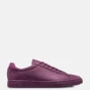 CLAE Bradley Plum Full Grain Leather Sneakers