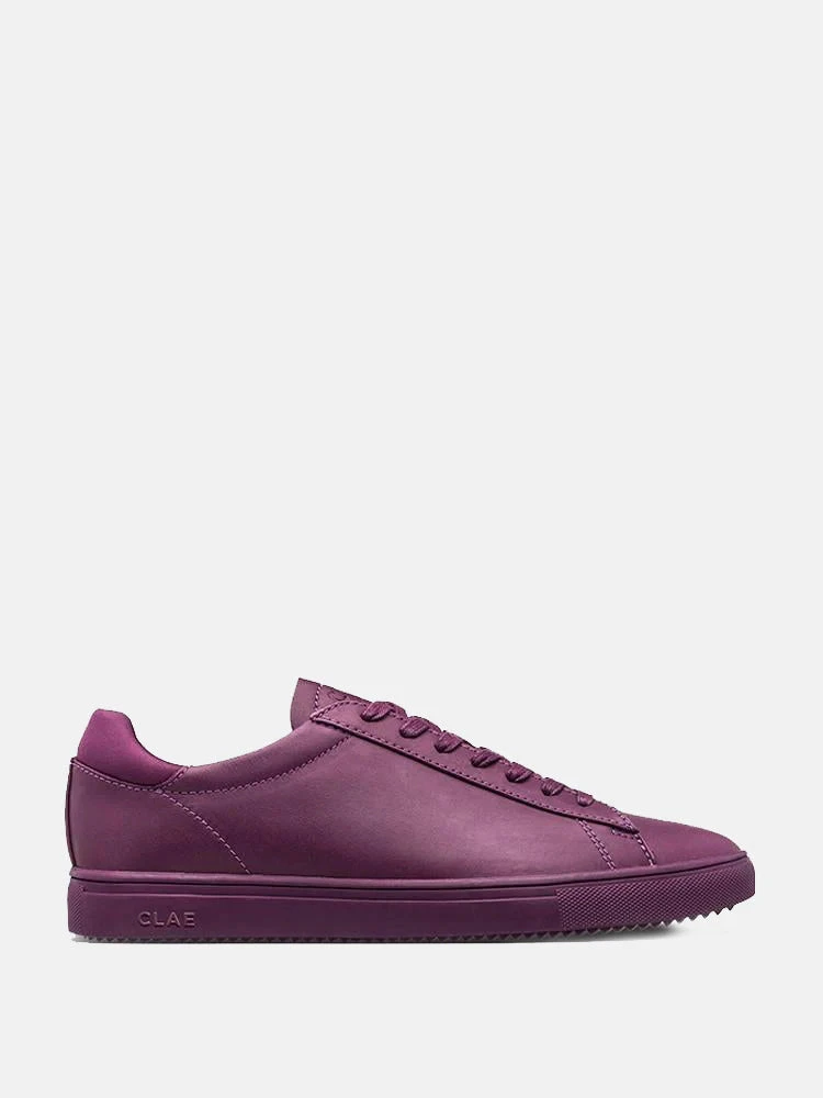 CLAE Bradley Plum Full Grain Leather Sneakers 1 CLAE Bradley Plum Full Grain Leather Sneakers