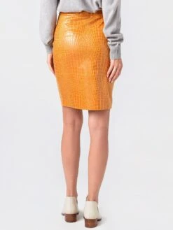 Brochu Walker Women's Drew Croc Skirt -Standrews Links Officials Store CRC3517xGOLDENORANGExAlt3 27992465