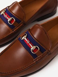 Smathers & Branson Men's Downing Bit Needlepoint Loafer -Standrews Links Officials Store DBLxDARKNAVYREDxAlt3 65043574