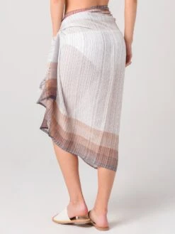 Echo Women’s Rainbow Stripe Pareo Wrap -Standrews Links Officials Store EB0129xSTONExAlt2