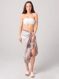 Echo Women’s Rainbow Stripe Pareo Wrap -Standrews Links Officials Store EB0129xSTONExAlt3