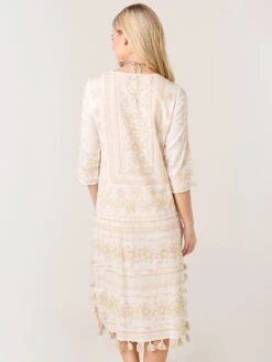 Echo Women's Sketchy Scroll Tunic Dress 8 Echo Women's Sketchy Scroll Tunic Dress -Standrews Links Officials Store EB0286xSEMOLINAxAlt3 28759698