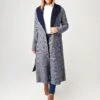 Soia & Kyo Women's Eleonore Plaid Calf-Length Double-Face Wool Coat
