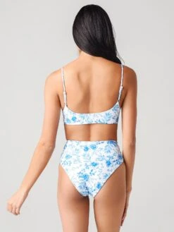Juillet Swimwear Women's The Emerson Bikini Top -Standrews Links Officials Store EMERSONxWILDERFLORALxAlt2 21759322