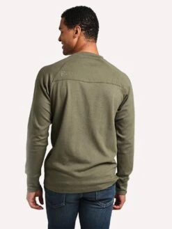 Men’s The Normal Brand Puremeso Crew Pullover -Standrews Links Officials Store F1PCWPLV GREENalt2