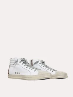 P448 Women's Skate White Leopard Sneaker 8 P448 Women's Skate White Leopard Sneaker -Standrews Links Officials Store F9SKATE WHI LEBalt2