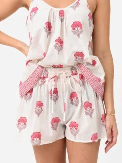 Sur La Vague Women's Fleur Cami Pajama Set