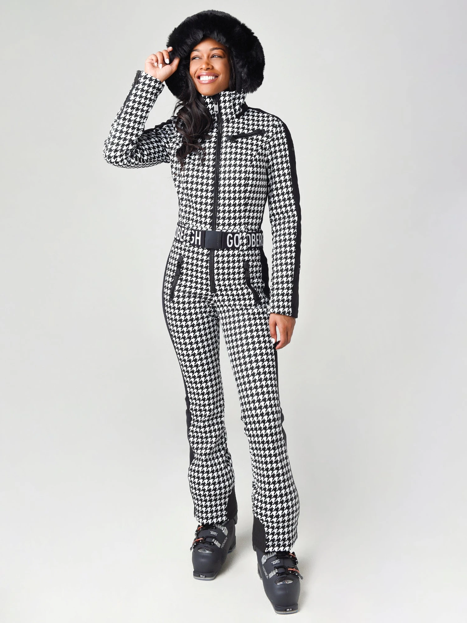 Goldbergh Women's France Jumpsuit Faux-Fur Ski Suit 4 Goldbergh Women's France Jumpsuit Faux-Fur Ski Suit - Image 4