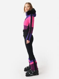 Goldbergh Women's Pearl Faux Fur Jumpsuit -Standrews Links Officials Store GBS1695224xAMETHYSTxAlt2 81709609