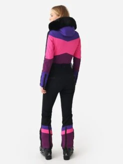 Goldbergh Women's Pearl Faux Fur Jumpsuit -Standrews Links Officials Store GBS1695224xAMETHYSTxAlt3 81709610