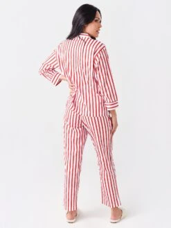 Sleepy Jones Women's Marina Pajama Set 5 Sleepy Jones Women's Marina Pajama Set -Standrews Links Officials Store H21 WS007 F1423xWHITEREDxAlt2 49653793