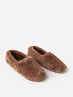 Vince Women's Emet Shearling Smoking Slipper -Standrews Links Officials Store H8406F1251xTANxAlt3 52165897