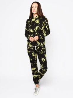 Monrow Vintage Sweats With Black Out Tie Dye -Standrews Links Officials Store HB006 203 CITRONalt3