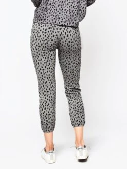 Monrow Cheetah Stitched Elastic Vintage Sweats -Standrews Links Officials Store HB0301 9 VINTAGEBLACKalt2