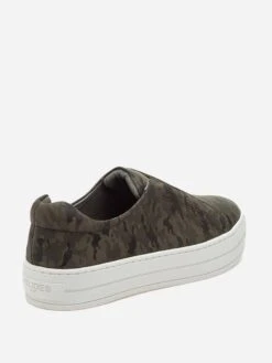 J/Slides Women's Heidi Leather Sneaker -Standrews Links Officials Store HEIDIxNEWCAMOxAlt3 56226838