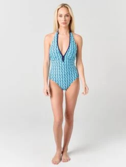 Helen Jon Women's Key Hole One-Piece Swimsuit 7 Helen Jon Women's Key Hole One-Piece Swimsuit -Standrews Links Officials Store HJ20 0420xPSPxAlt3