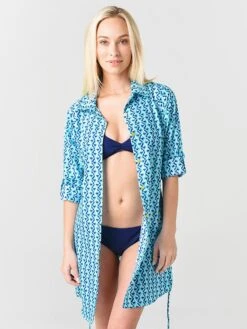 Helen Jon Women's Shirt Dress Cover-Up