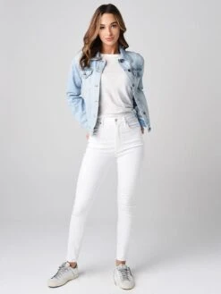 Frame Women's Heritage Original Denim Jacket -Standrews Links Officials Store HOJK207xARROYOxAlt3
