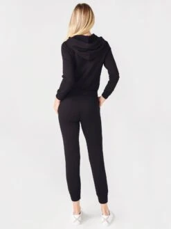 Monrow Women's Hooded Jumpsuit -Standrews Links Officials Store HR0105xBLACKxAlt2 26592616