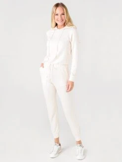 Monrow Women's Hooded Jumpsuit -Standrews Links Officials Store HR0105xIVORYxPrimary 26592699