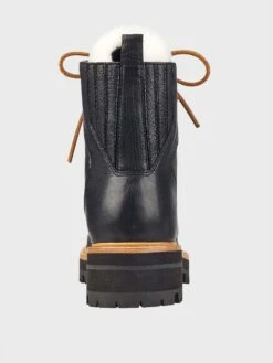 Marc Fisher Women's Izzie Lugsole Ankle Boot -Standrews Links Officials Store IZZIE xBLACKLEATHERxAlt2 16578228