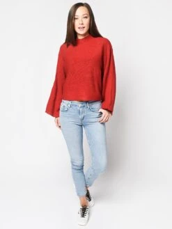 BB Dakota Women’s Neck Yourself Sweater -Standrews Links Officials Store JJ306594 APPLEREDalt3