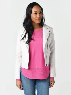 Jack Women’s Moto Skills Vegan Leather Jacket