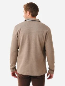 Johnnie-O Men's Tudor Knit Jacket -Standrews Links Officials Store JMJK2140xCAMELxAlt4 82342158