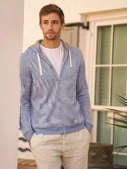 Johnnie-O Men's Carson Full-Zip Hoodie Jacket