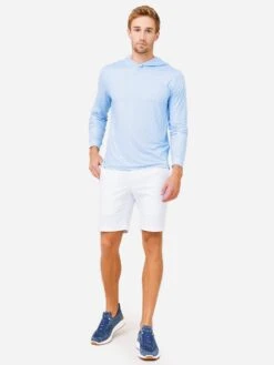 Johnnie-O Men's Suni Prep-Formance T-Shirt Hoodie -Standrews Links Officials Store JMLT2690xMALIBLUxAlt2 73422108