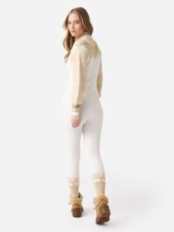 LoveShackFancy Women's Lali Jumpsuit -Standrews Links Officials Store K1100 1278xCHAMPAGNETOASTxAlt4 86664116