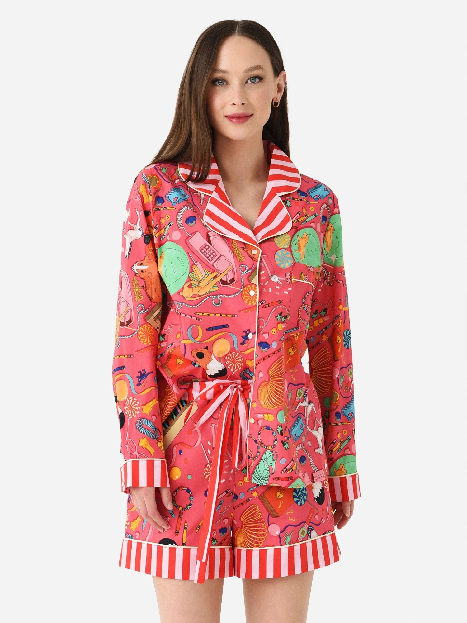 Karen Mabon Women's Bedroom Floor Pajama Set 3 Karen Mabon Women's Bedroom Floor Pajama Set - Image 3