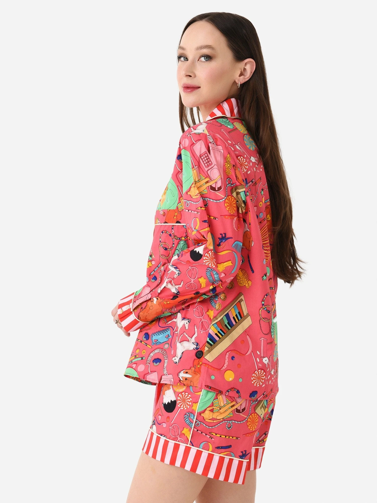 Karen Mabon Women's Bedroom Floor Pajama Set 5 Karen Mabon Women's Bedroom Floor Pajama Set - Image 5