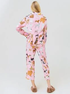 Karen Mabon Women's Crufts Cotton PJ Set 7 Karen Mabon Women's Crufts Cotton PJ Set -Standrews Links Officials Store KM CPWSxPINKxAlt3 68407923