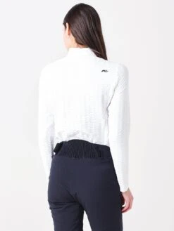 KJUS Women's Sense Half-Zip Pullover -Standrews Links Officials Store LG25 K02xWHITExAlt1 51037721