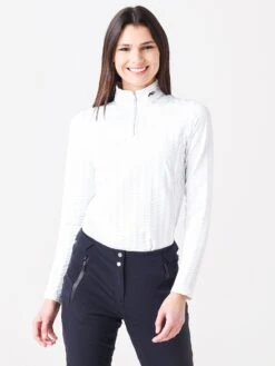 KJUS Women's Sense Half-Zip Pullover -Standrews Links Officials Store LG25 K02xWHITExPrimary 51037718