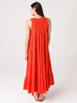 9 Seed Women's Core Cotton Sleeveless Tier Maxi Dress -Standrews Links Officials Store LIGHTHOUSEBCH CxDAHLIAxAlt2 31719029