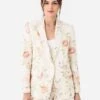 LoveShackFancy Women's Ofra Linen Blazer