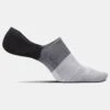Feetures Men's No Show Hidden Colorblock Sock