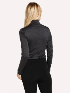 KJUS Women's Feel Half Zip -Standrews Links Officials Store LS25 E06 BLACKalt2