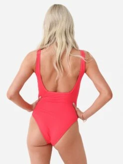 L Space Women's Coco One-Piece Swimsuit -Standrews Links Officials Store LSCOMC23xHOTCHERRYxAlt3 93739961