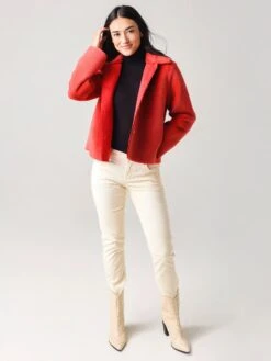 Velvet Women's Lucilla Coat -Standrews Links Officials Store LUCILLA04xTOMATOxAlt3 20202147