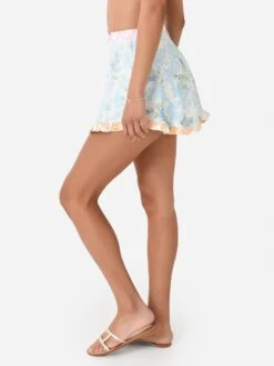 LoveShackFancy Women's Chyanne Skirt -Standrews Links Officials Store LW108 1418xRAINBOWCLOUDSxAlt2 97614183