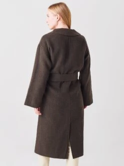 Frame Women's Double Face Wrap Coat 7 Frame Women's Double Face Wrap Coat -Standrews Links Officials Store LWOT0749xSURPLUSHEATHERxAlt3 47495967