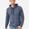 Vince Men's Lightweight Stripe Pullover Hoodie