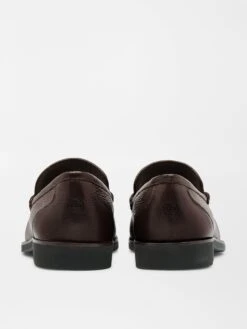 Peter Millar Crown Men's Pebble Grain Penny Loafer -Standrews Links Officials Store MA21F60xSTOUTxAlt3 39306567