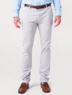 Peter Millar Collection Men's Concorde Garment Dyed Flat-Front Trouser